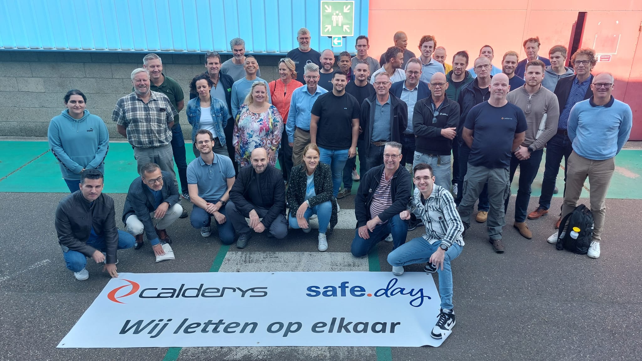 safe.day celebrations at the Calderys Oosterhout plant in Netherlands