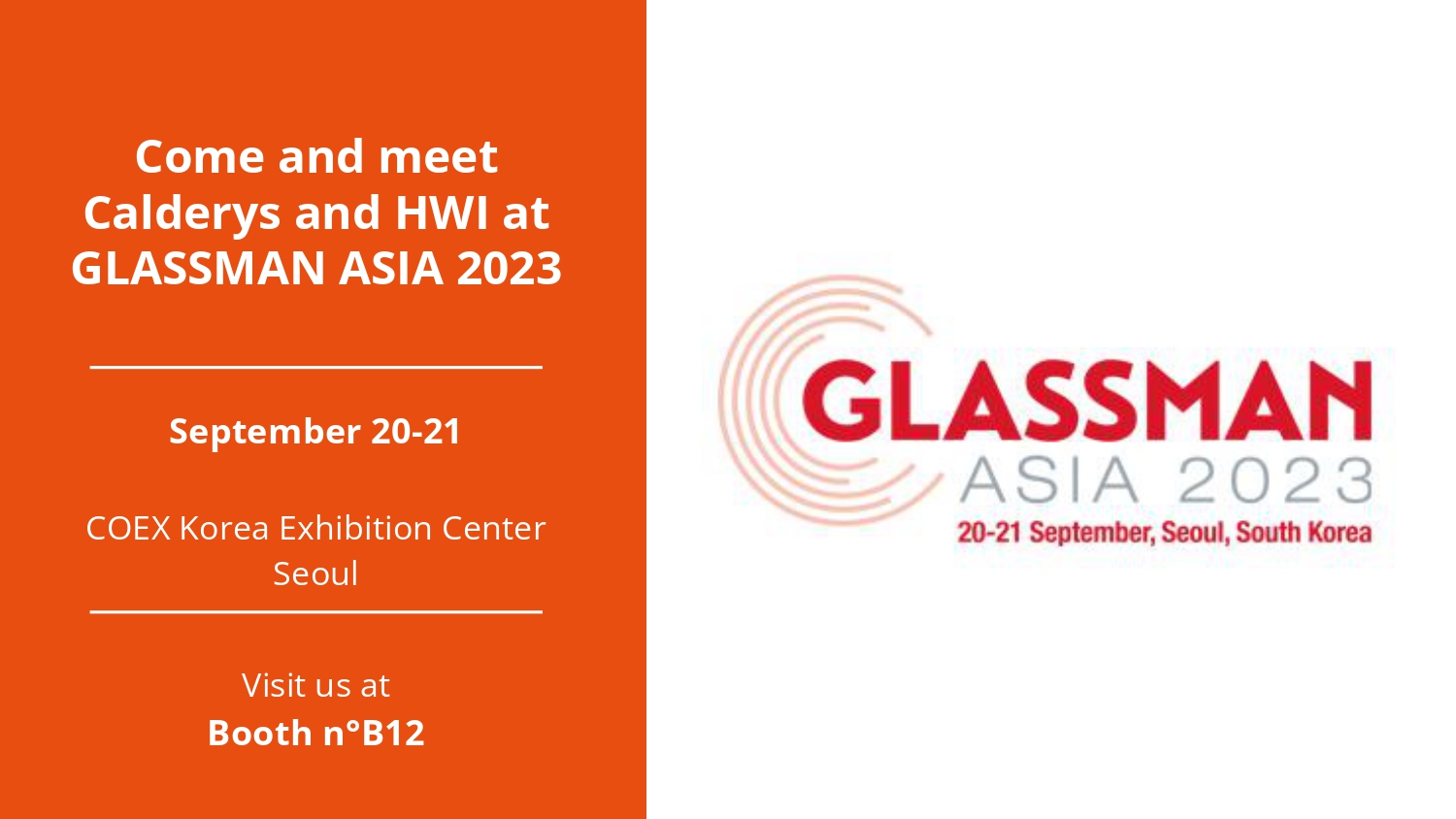 Calderys at Glassman Asia 2023