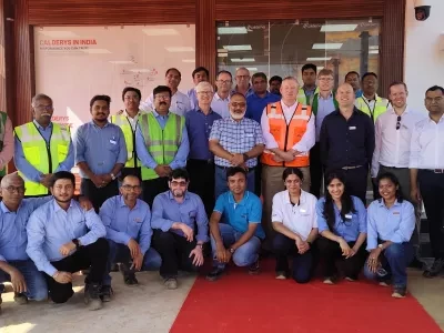 Calderys celebrates key progress at its new facility in India with leadership visit and milestone ceremony 