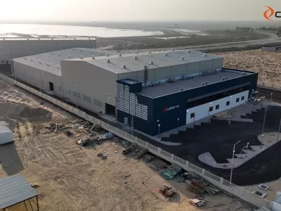 Drone view of the OASIS project