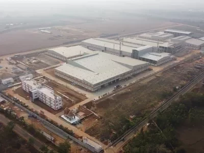 Aerial view of CAPES plant in March 2026