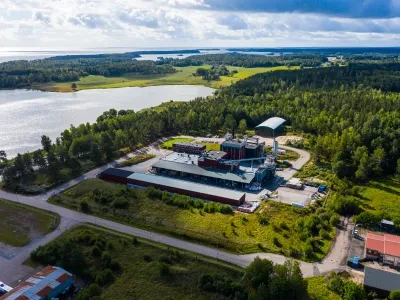 aerial view of Calderys' Plant