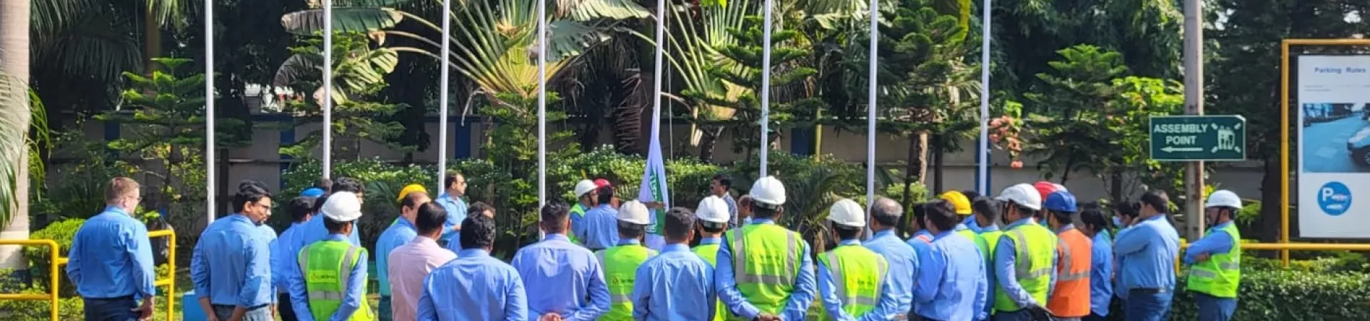 safe.day celebrations at Calderys plant in India