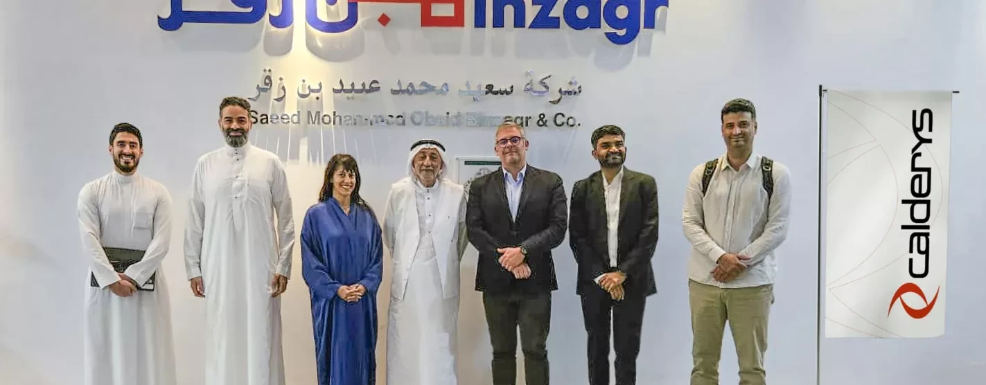 Calderys and Binzagr Partnership signature