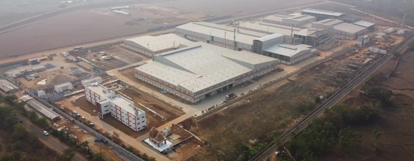 Aerial view of CAPES plant in March 2026