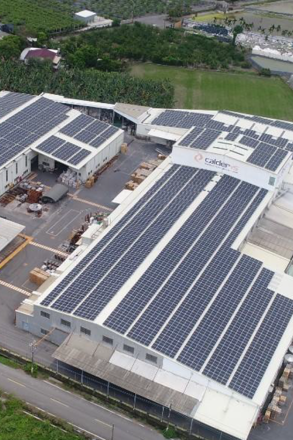 Solar Pannel at Calderys