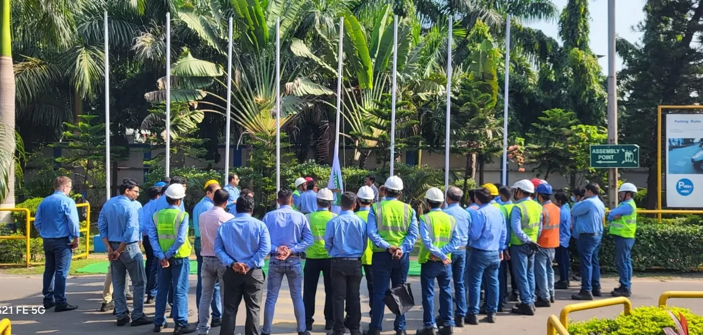 safe.day celebrations at Calderys plant in India