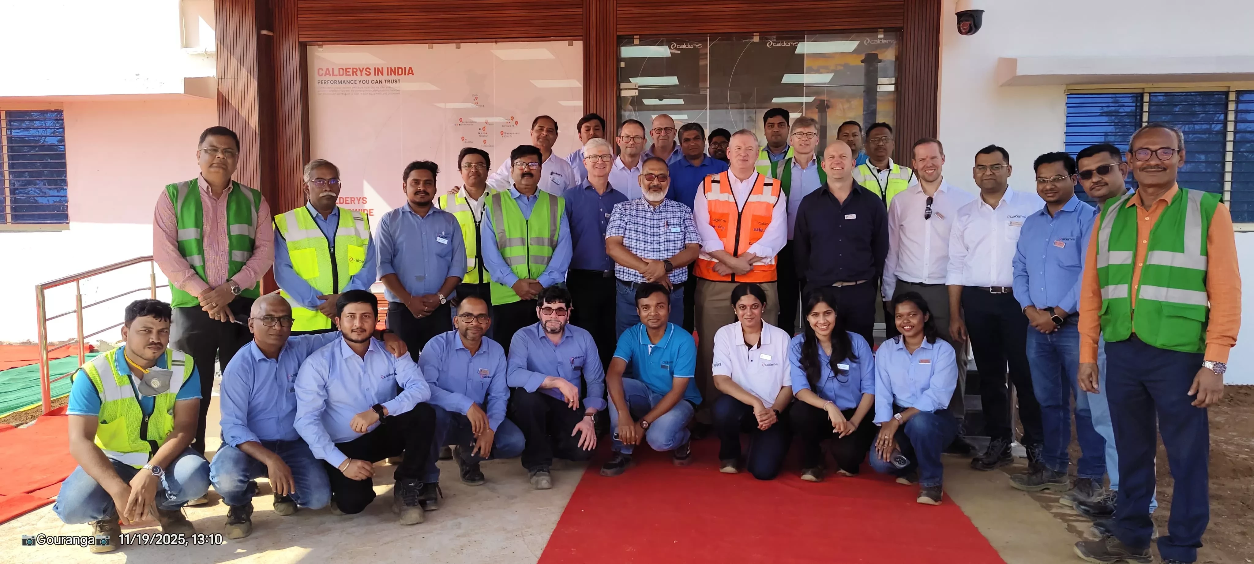 Calderys celebrates key progress at its new facility in India with leadership visit and milestone ceremony 