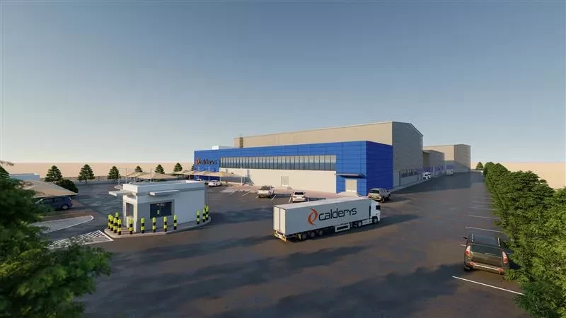 3D view of Calderys' plant in Saudi Arabia - OASIS project