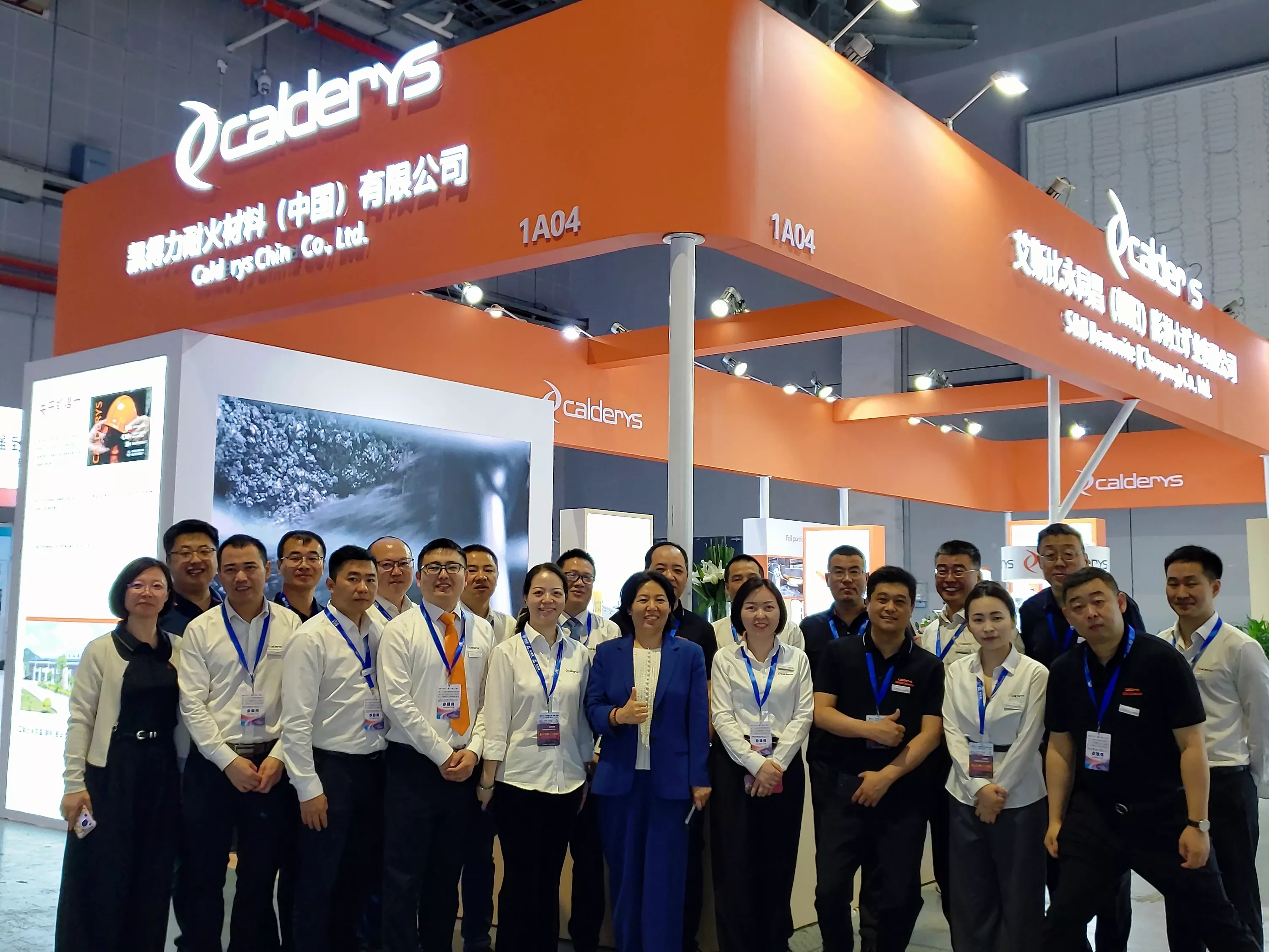 Calderys team at Metal China 2026